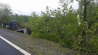 Zginął pasażer tira