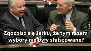 "Zgodzisz się Jarku, że tym razem wybory nie były sfałszowane"
