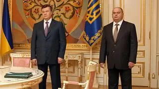 Złoczewskyj i Janukowycz - wiosna 2012. Jeden był ministrem środowiska, drugi - prezydentem