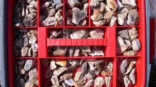 Znalezione krzemienne narzędzia