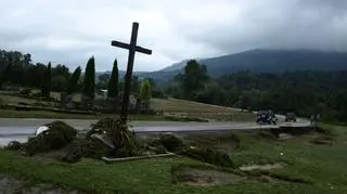 Zniszczenia po powodzi w Kasince Małej