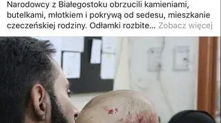 Zrzut ekranu z wpisem posłanki Kingi Gajewskiej