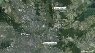 Zwłoki odnaleziono w Czerwonaku, około 6-7 km od mostu św