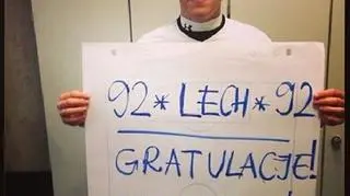 Życzenia dotarły również z Niemiec od Artjomsa Rudnevsa