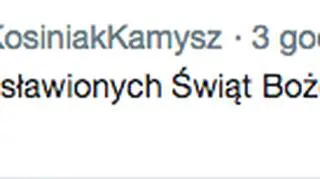 Życzenia świąteczne od Władysława Kosiniaka-Kamysza 