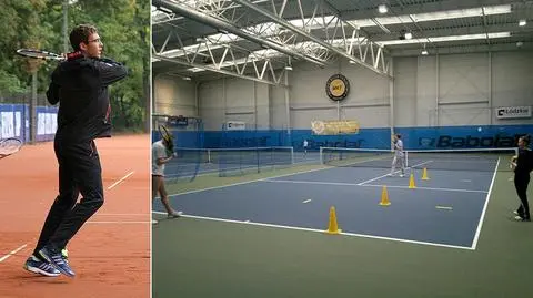 W takich warunkach trenuje Janowicz. 
"Ale początki miał rzeczywiście spartańskie"