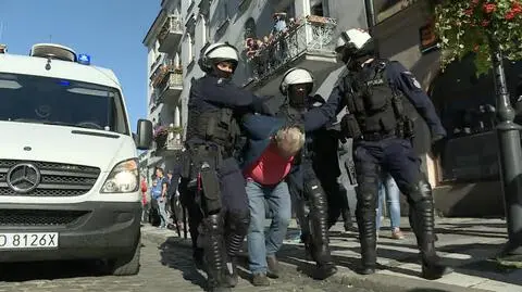 Wójt Żelazkowa został zatrzymany podczas Marszu Równości w Kaliszu