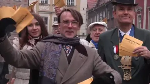 Kadr z teledysku, który powstał w marcu