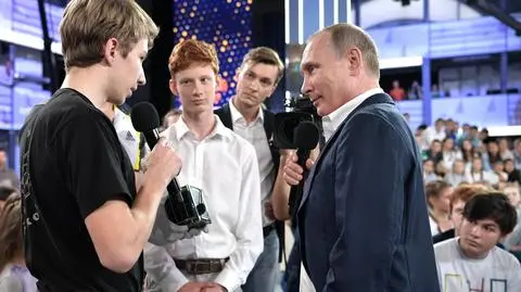 Spotkanie Putina z młodzieżą w Soczi. Nagranie z 21 lipca