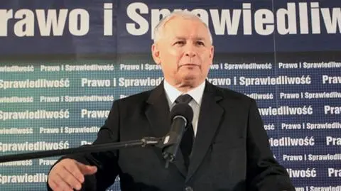 Jarosław Kaczyński na konwencji PiS