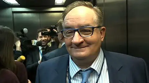 Jacek Saryusz-Wolski nie chciał odpowiadać na pytania dziennikarzy