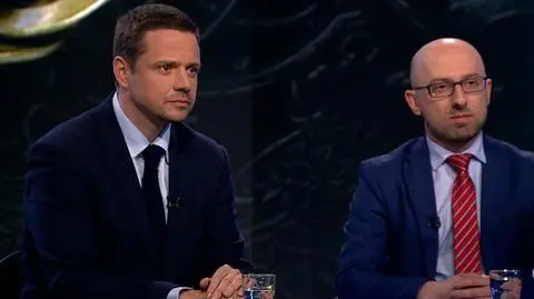 Rafał Trzaskowski i Krzysztof Łapiński w "Faktach po Faktach" 