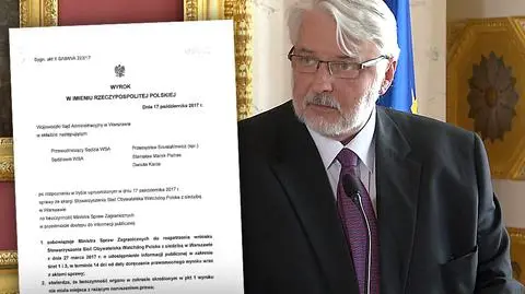 Waszczykowski i ekspertyzy w sprawie fałszerstwa w Radzie Europy