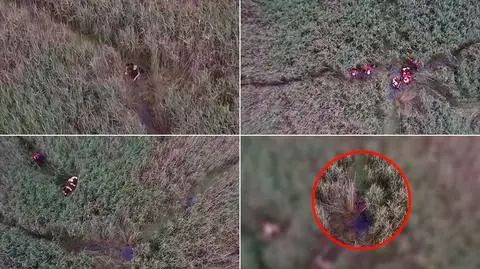 Policji w szybkim dotarciu do mężczyzny pomagał dron