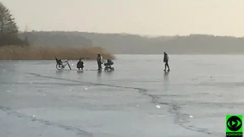 Ciało wyłowione z dna jeziora w miejscowości Banie