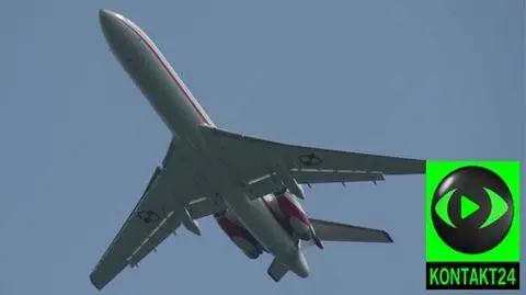 Tupolew znów w powietrzu. Trening