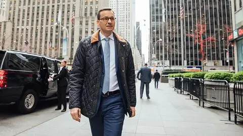 Poland&#039;s prime minister Mateusz Morawiecki in New York City