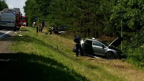Zderzenie samochodów na trasie Białystok-Augustów. Są poszkodowani
