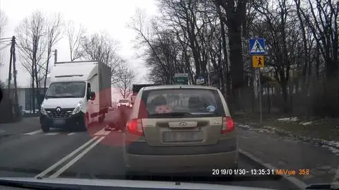 O mały włos nie doszło do wypadku