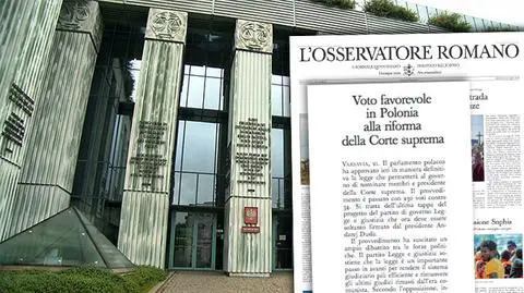 Watykański dziennik o zmianach w polskim Sądzie Najwyższym