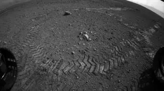 "Curiosity" zostawił pierwsze ślady na Marsie