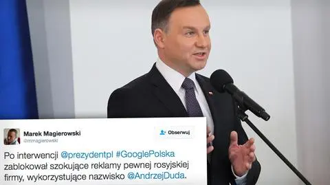 Firma podawała nieprawdziwą informację o prezydencie