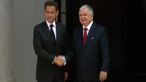 Prezydent z wizytą u Sarkozy'ego