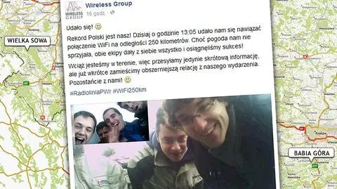 Wi-Fi o zasięgu 250 km. Wrocławscy studenci pobili rekord