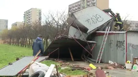 Silny wiatr w Małopolsce. Ponad 80 interwencji strażaków