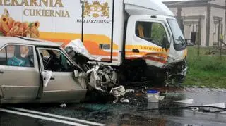 Wypadek w Kościerzynie 