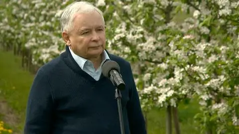 Jarosław Kaczyński w Błędowie