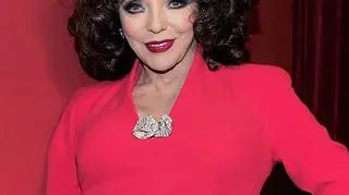 Joan Collins zatrzymana przez krem na rękach