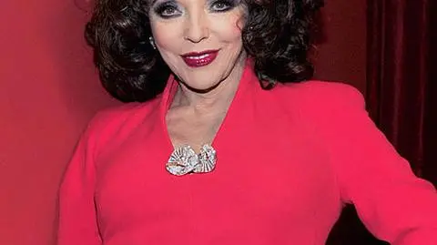 Joan Collins zatrzymana przez służby przez krem do rąk