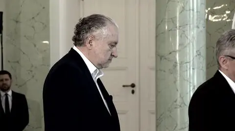 Przyjęcie ślubowania w pałacu prezydenckim