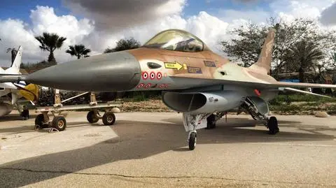 Izraelski F-16 z sześcioma zestrzeleniami. F-16 w muzeum
