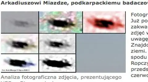 UFO poszło 
do badania