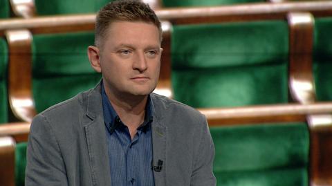 Andrzej Rozenek był gościem "Faktów po Faktach" 