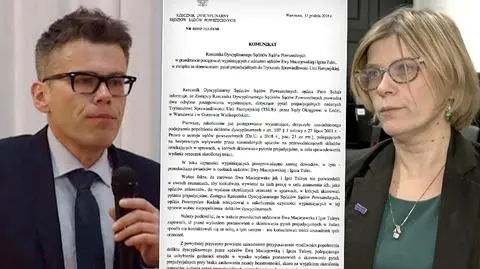 Rzecznik dyscyplinarny wyjaśnia wezwania Maciejewskiej i Tulei