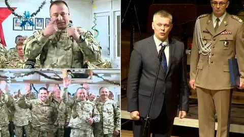 W czasie uroczystości połączono się z żołnierzami służącymi na misjach 