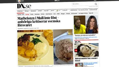 Szwedzcy żołnierze w Mali głodują. Jedzenie szwedzkich żołnierzy