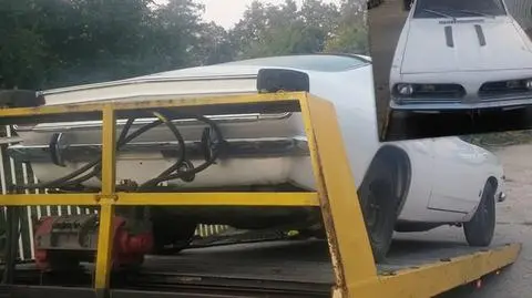 Zabytkowy Plymouth odzyskany przez policję