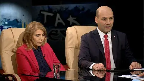 Barbara Dolniak i Szymon Szynkowski vel Sęk w Tak Jest
