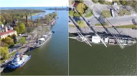 Kruzensztern ma cztery maszty