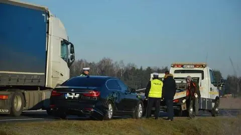Collision involving State Protection Service limousine with deputy PM Gowin on board