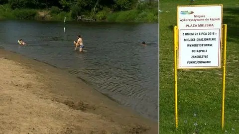 Miejska plaża w Łomży zamknięta. Skutek prawa wodnego