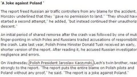 "Prezydent Jarosław Kaczyński"