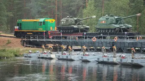 Wymiar manewrów Zapad&#039;17 jest nieznany. Na nagraniu rosyjscy żołnierze podczas ćwiczeń na Krymie