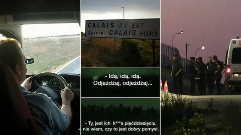 Migranci desperacko usiłowali dostać się do Wielkiej Brytanii 