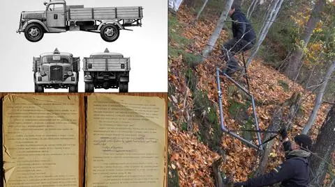 Eksploratorzy szukają sztolni w których od kilkudziesięciu lat mogą być ukryte niemieckie ciężarówki