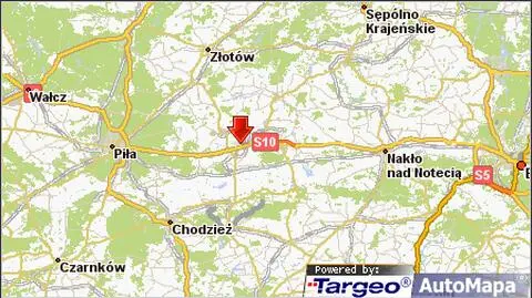 Wypadek czterech aut na krajowej "10". Dwie osoby ranne